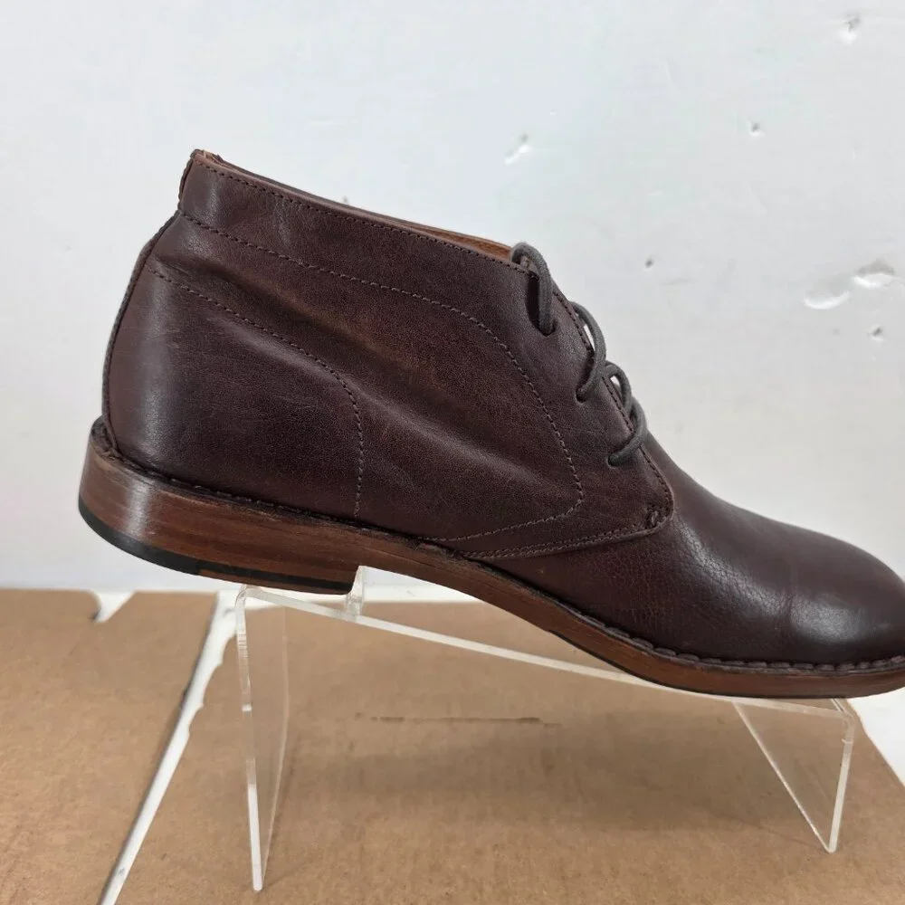 Frye Arden Brown Leather Lace-Up Chukka Ankle Lace up Boots US Men's 12